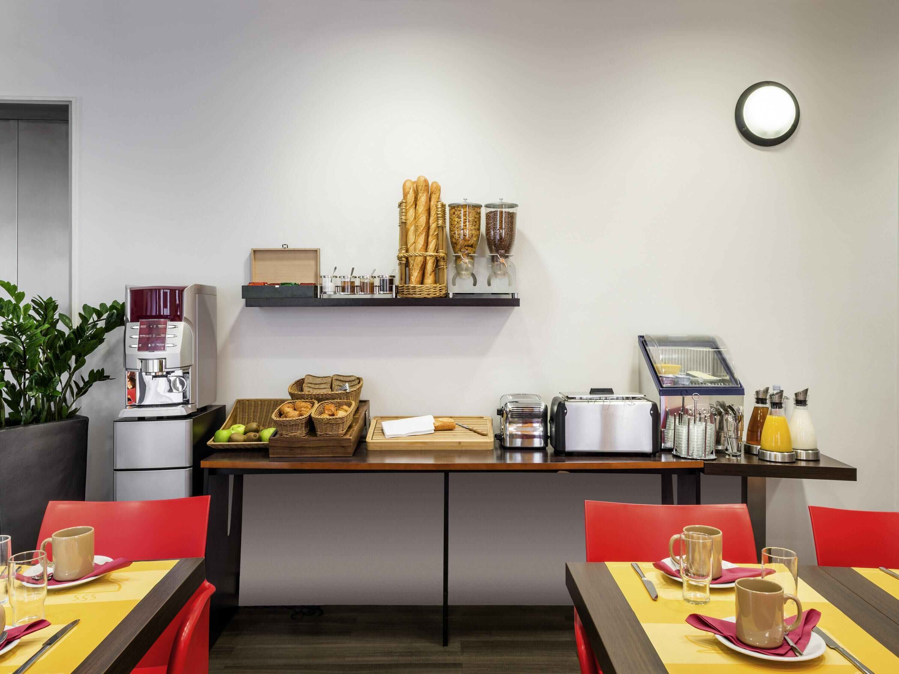 Daily continental breakfast for a fee