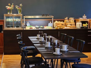 Daily buffet breakfast (EUR 22 per person)