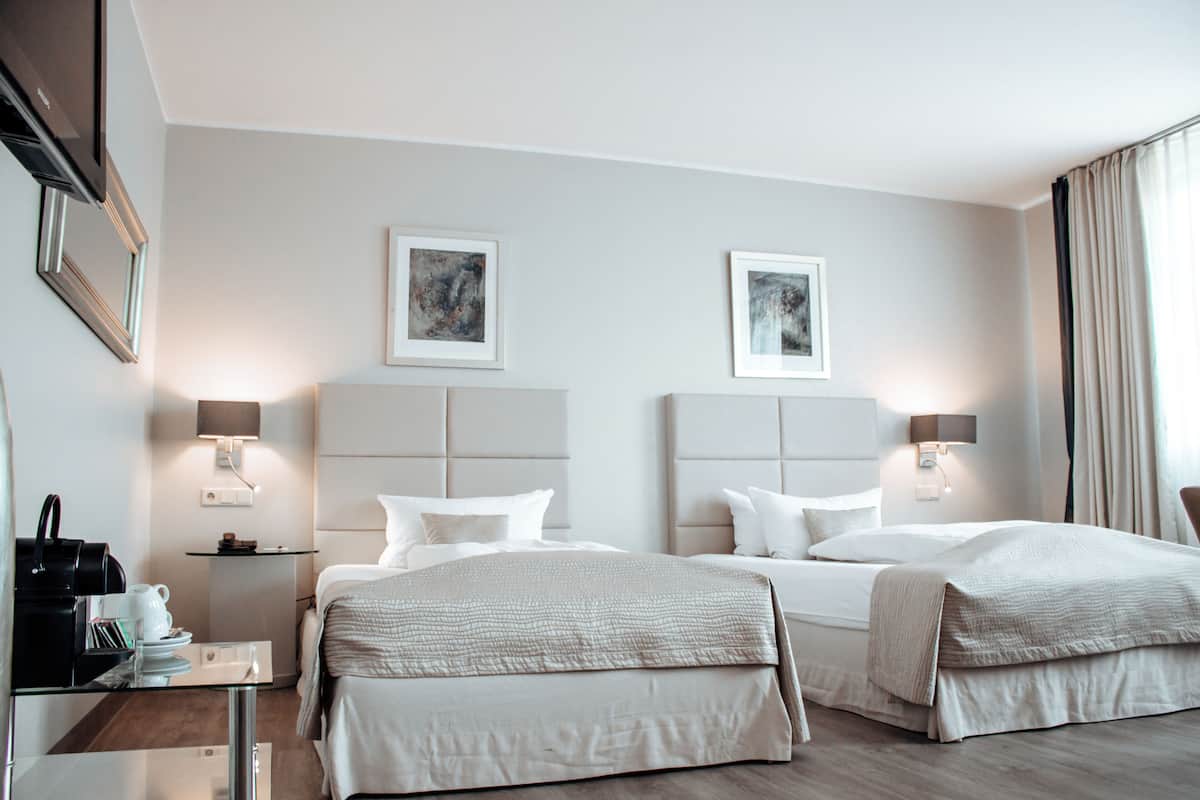 executive double room | in-room safe, desk, iron/ironing board, free cots/infant beds