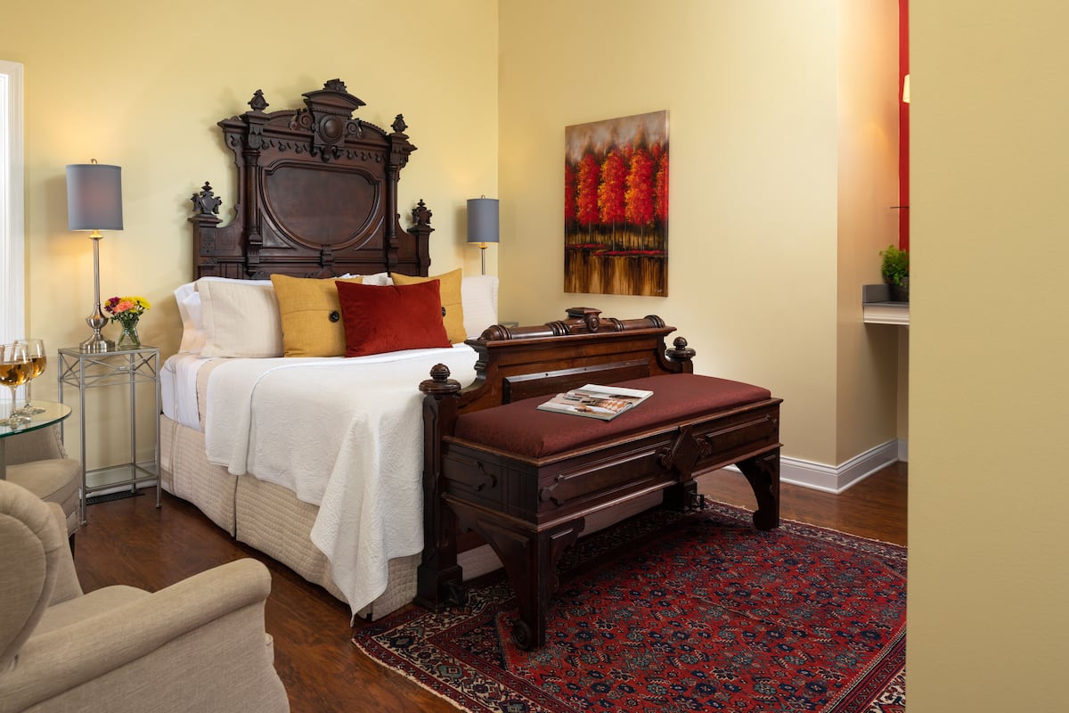 Premium bedding, individually decorated, individually furnished
