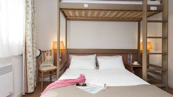 1 habitación, insonorización, tabla de planchar con plancha y wifi