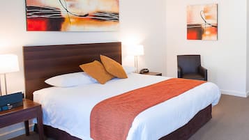 Deluxe suite, 1 queensize bed | 1 slaapkamer, een strijkplank/strijkijzer, gratis wifi, beddengoed