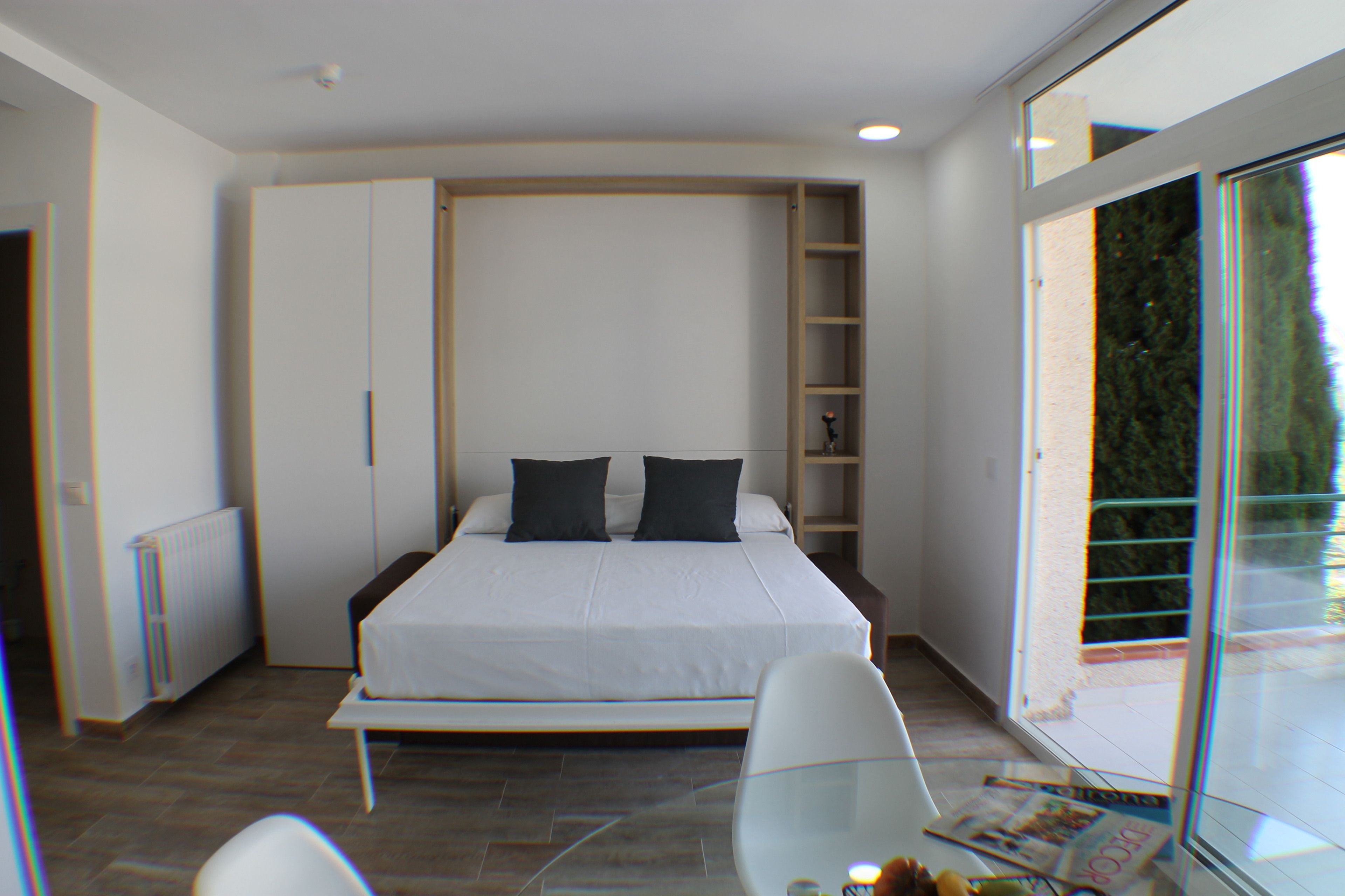 Apartamento habitación superior | 1 dormitorio, mobiliario individual, cortinas opacas y wifi gratis