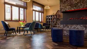 Sala de estar en el lobby