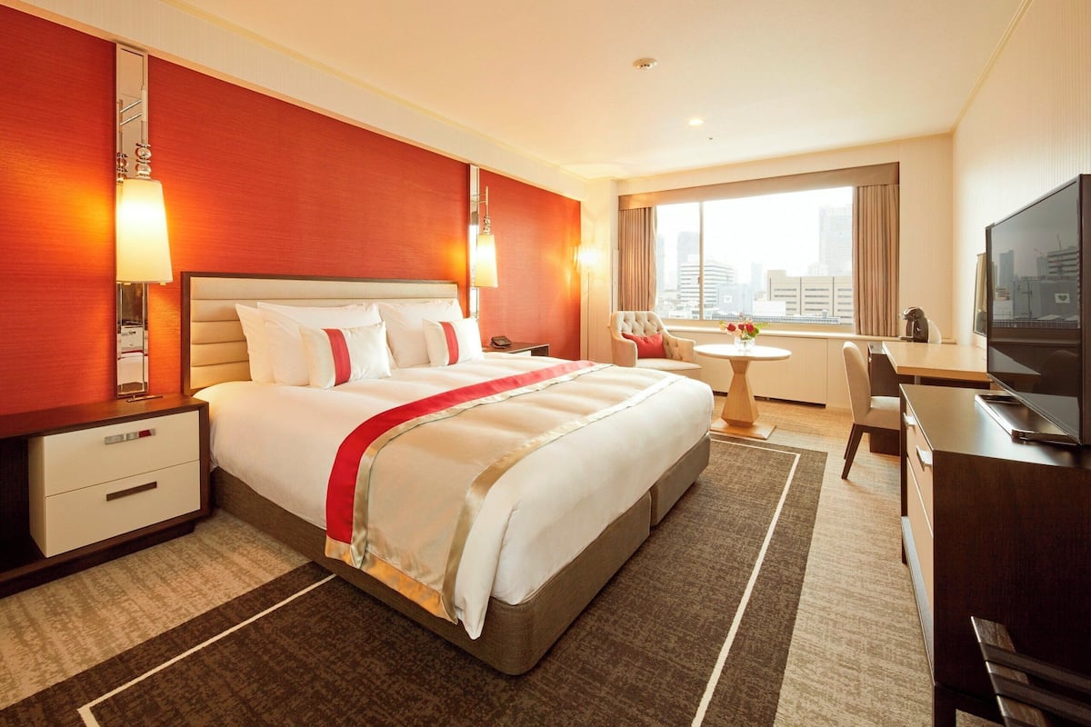 Phòng Deluxe, không hút thuốc (King, 9-10F) | Bộ đồ giường kháng dị ứng, két bảo mật tại phòng, bàn, màn/rèm cản sáng