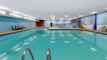 Indoor pool, seasonal outdoor pool