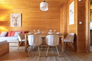 Apartment, 3 Bedrooms (6 People) | Living area | 1-inch TV with digital channels - Odalys Résidence Les Chalets d'Evian (Evian-les-Bains)