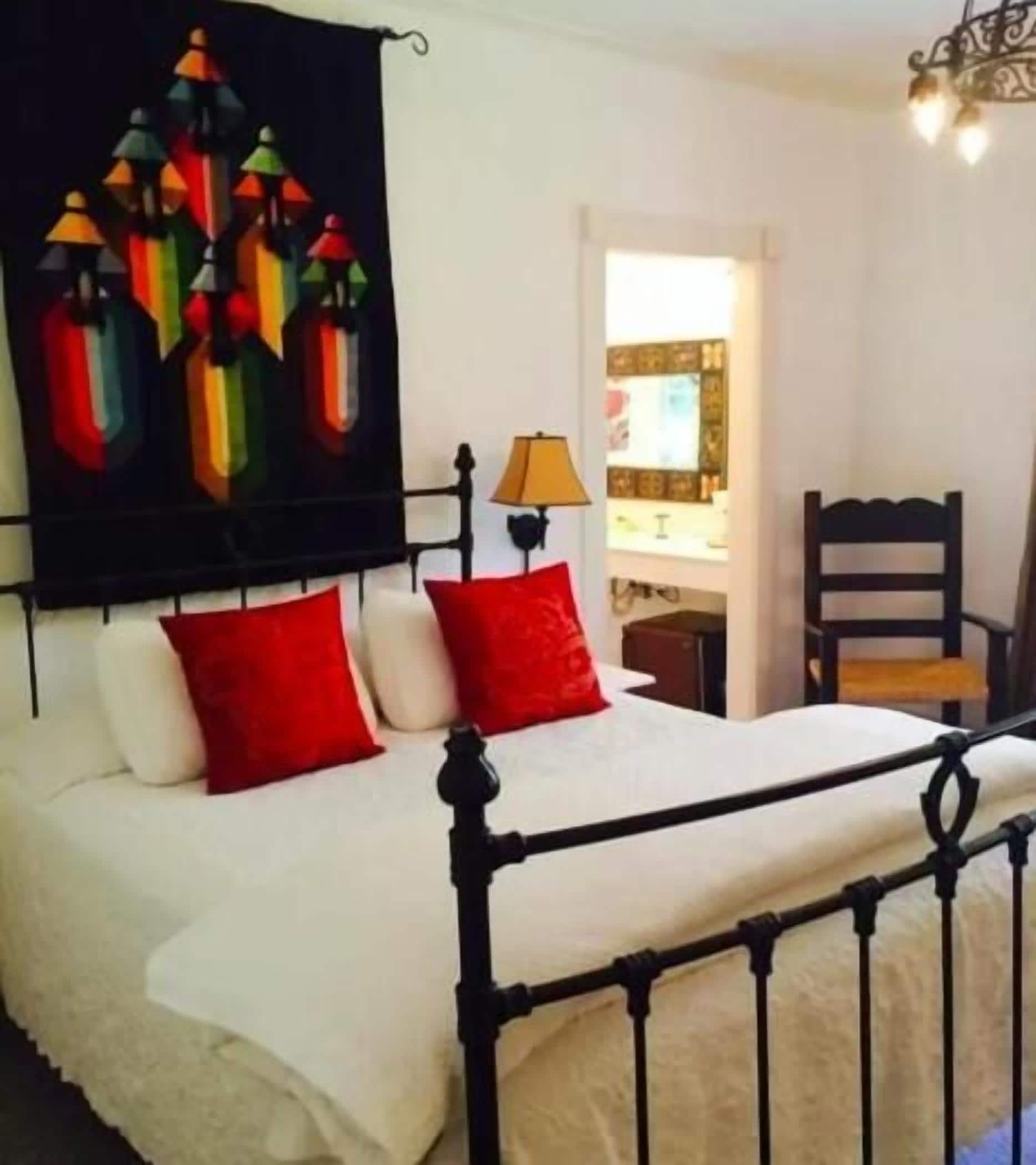 premium bedding, iron/ironing board, free wifi, bed sheets