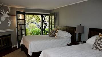 Standard Room, 2 Queen Beds | Premium bedding, iron/ironing board, free WiFi, bed sheets