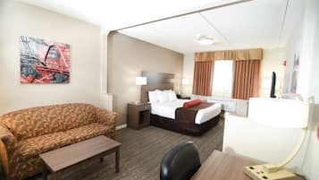 Premium bedding, in-room safe, desk, laptop workspace