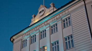 Front of property - evening/night