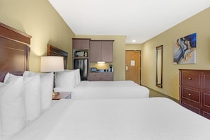 Suite, 2 Queen Beds, Non Smoking, Kitchenette | Down comforters, in-room safe, individually decorated