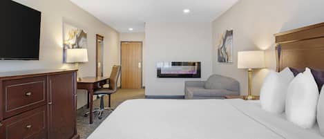 Suite, 1 King Bed, Non Smoking, Fireplace (with Sofabed) | Down comforters, in-room safe, individually decorated