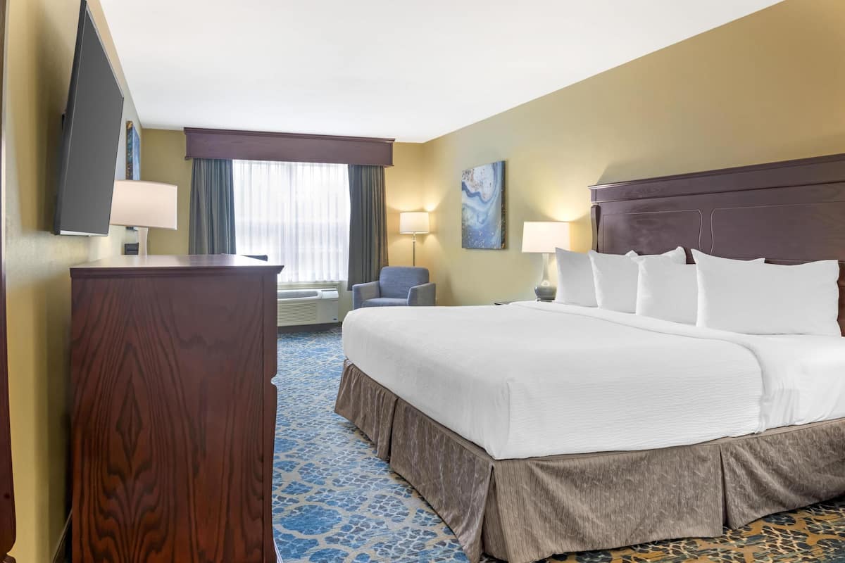 Suite, 1 King Bed, Non Smoking, Fireplace | Down duvets, in-room safe, individually decorated