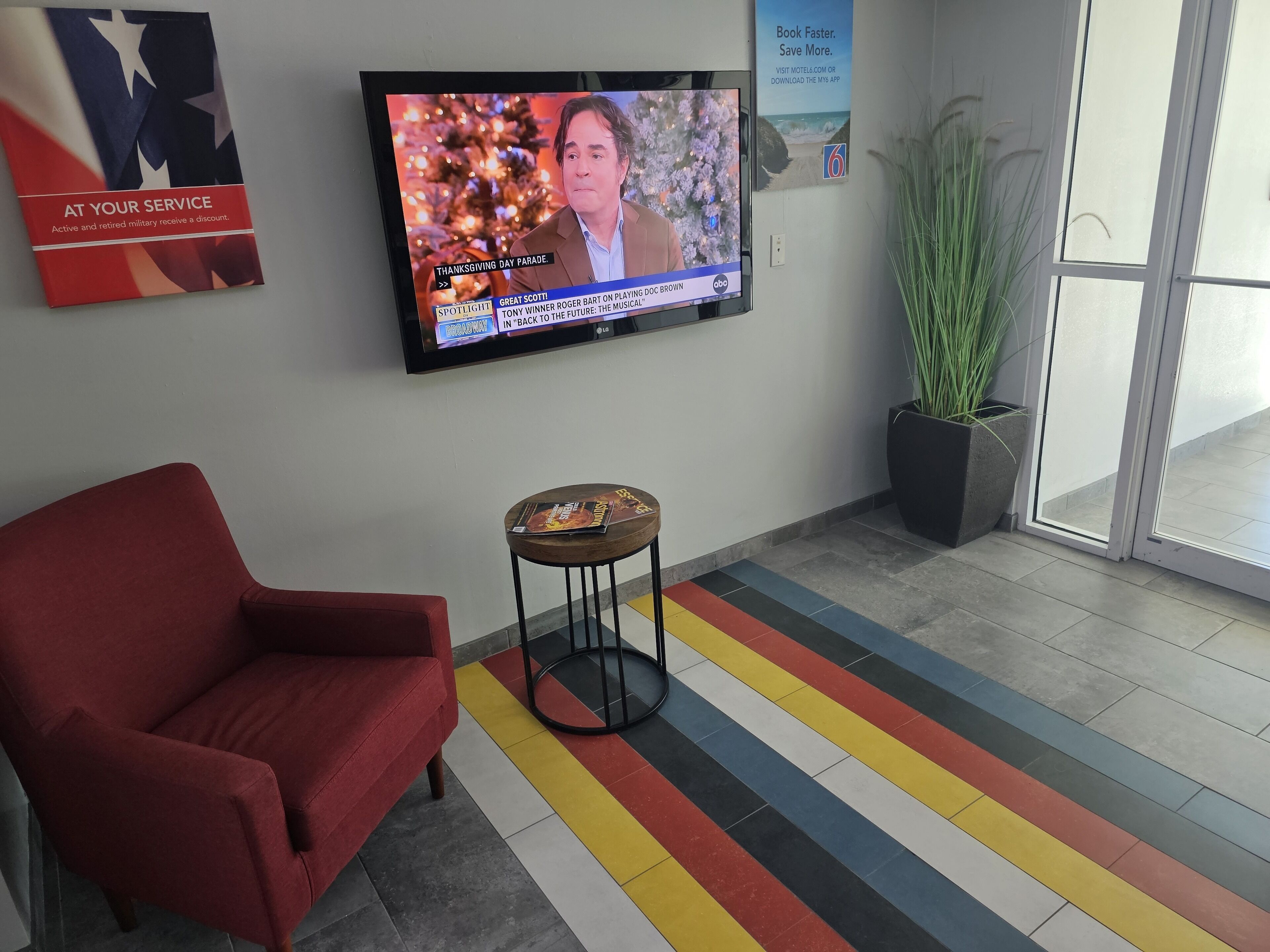 Lobby sitting area