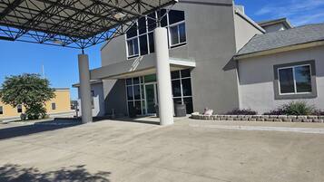 Overnatningsstedets facade