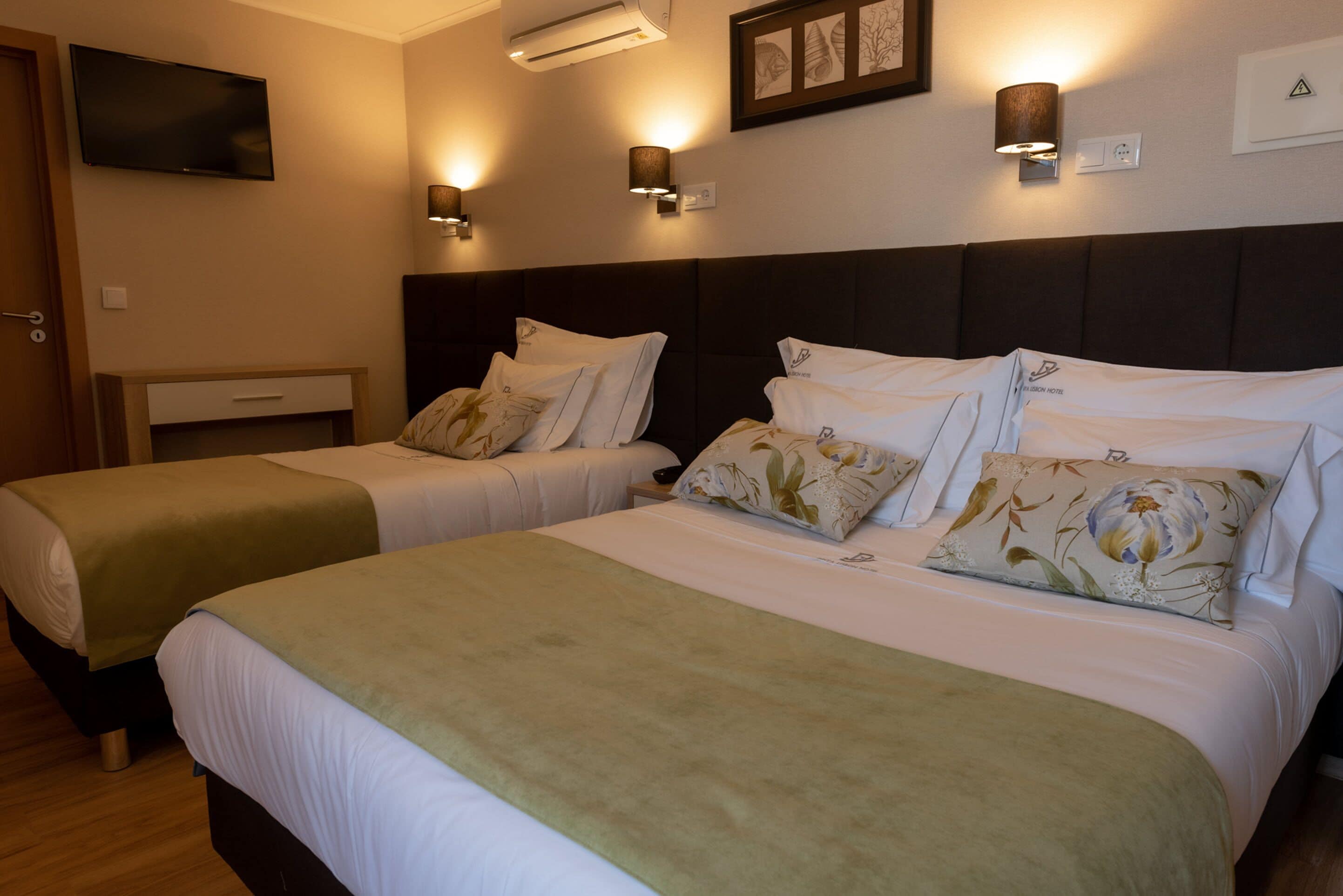 triple room | 1 bedroom, egyptian cotton sheets, premium bedding, down duvets