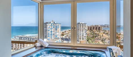 2 outdoor pools, pool umbrellas, pool loungers