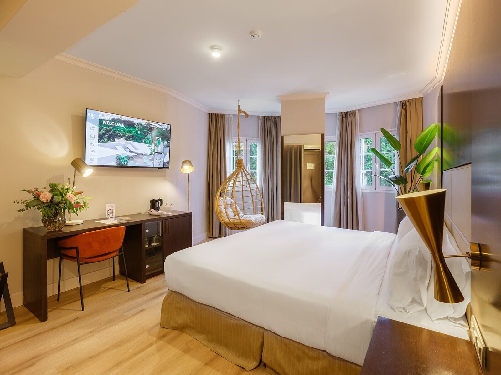 Chambre Double Premium, vue parc