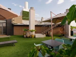 Terrasse sur le toit
