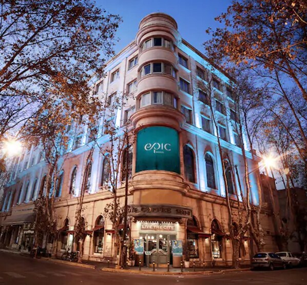 Front of property - evening/night