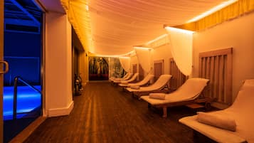Sauna, steam room, Turkish bath/hammam, body treatments