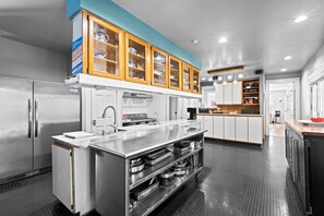 Mini-fridge, microwave, coffee/tea maker