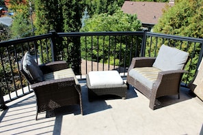 Presidentiële suite, bubbelbad | Terras