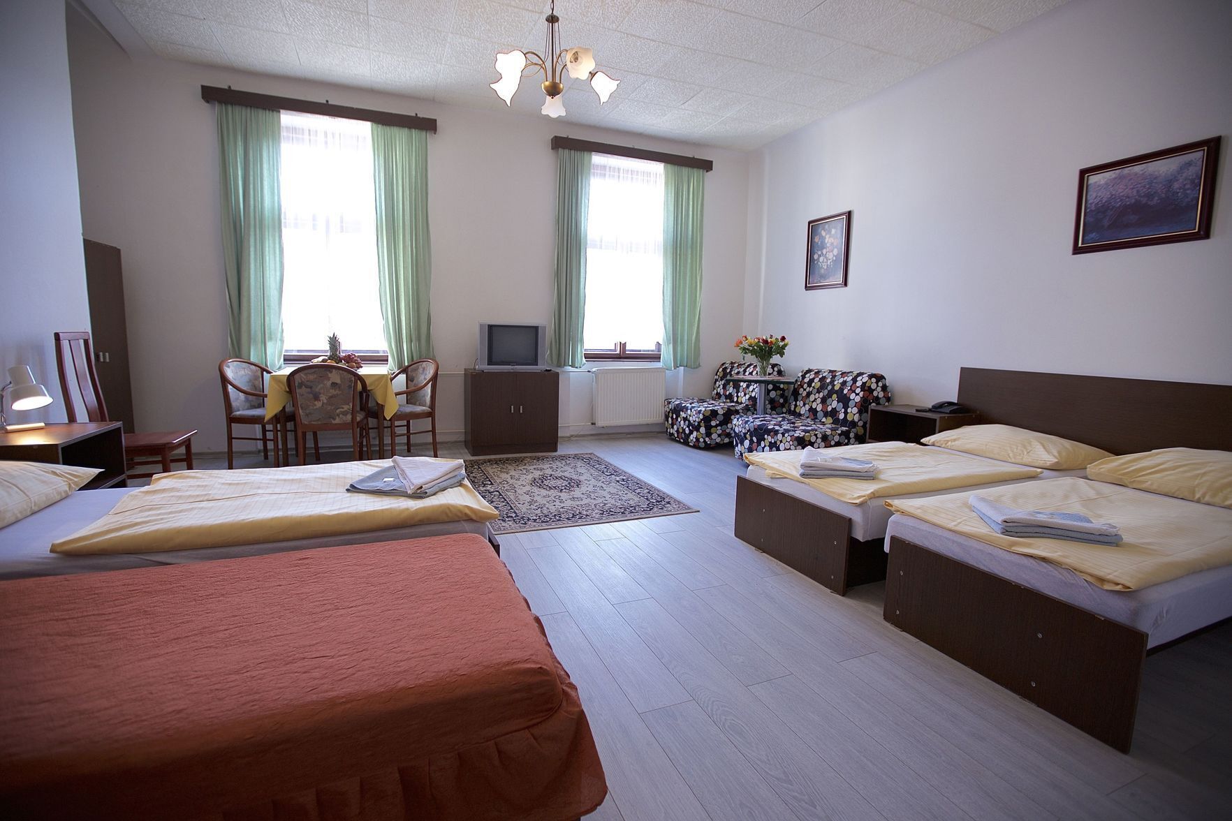 Blackout drapes, iron/ironing board, free WiFi, bed sheets