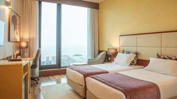 Minibar, in-room safe, desk, blackout curtains