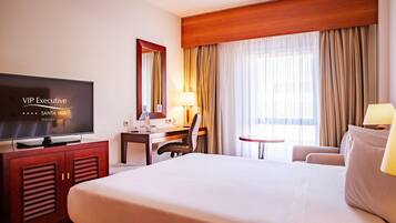 Minibar, in-room safe, desk, blackout drapes