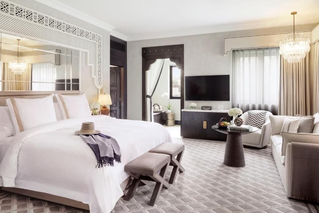 1 chambre, literie de qualité, couette en duvet, minibar