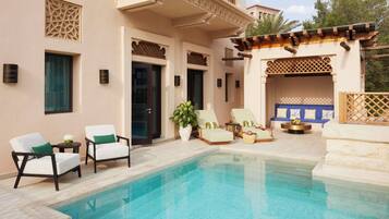 Royal Villa (Malakiya) | Pool | 7 outdoor pools, pool umbrellas, sun loungers