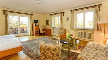 Family Room (A) | Premium bedding, minibar, in-room safe, individually decorated