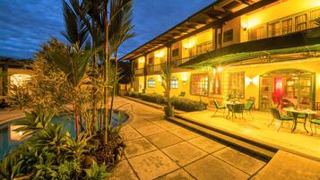 Front of property – evening/night
