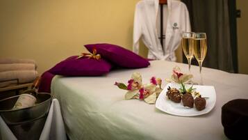 Body treatments, aromatherapy, hot stone massages, deep-tissue massages