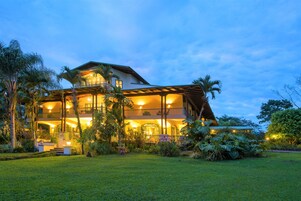 Front of property - evening/night