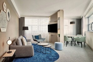 Apartment, 1 King Bed with Sofa bed | Living room