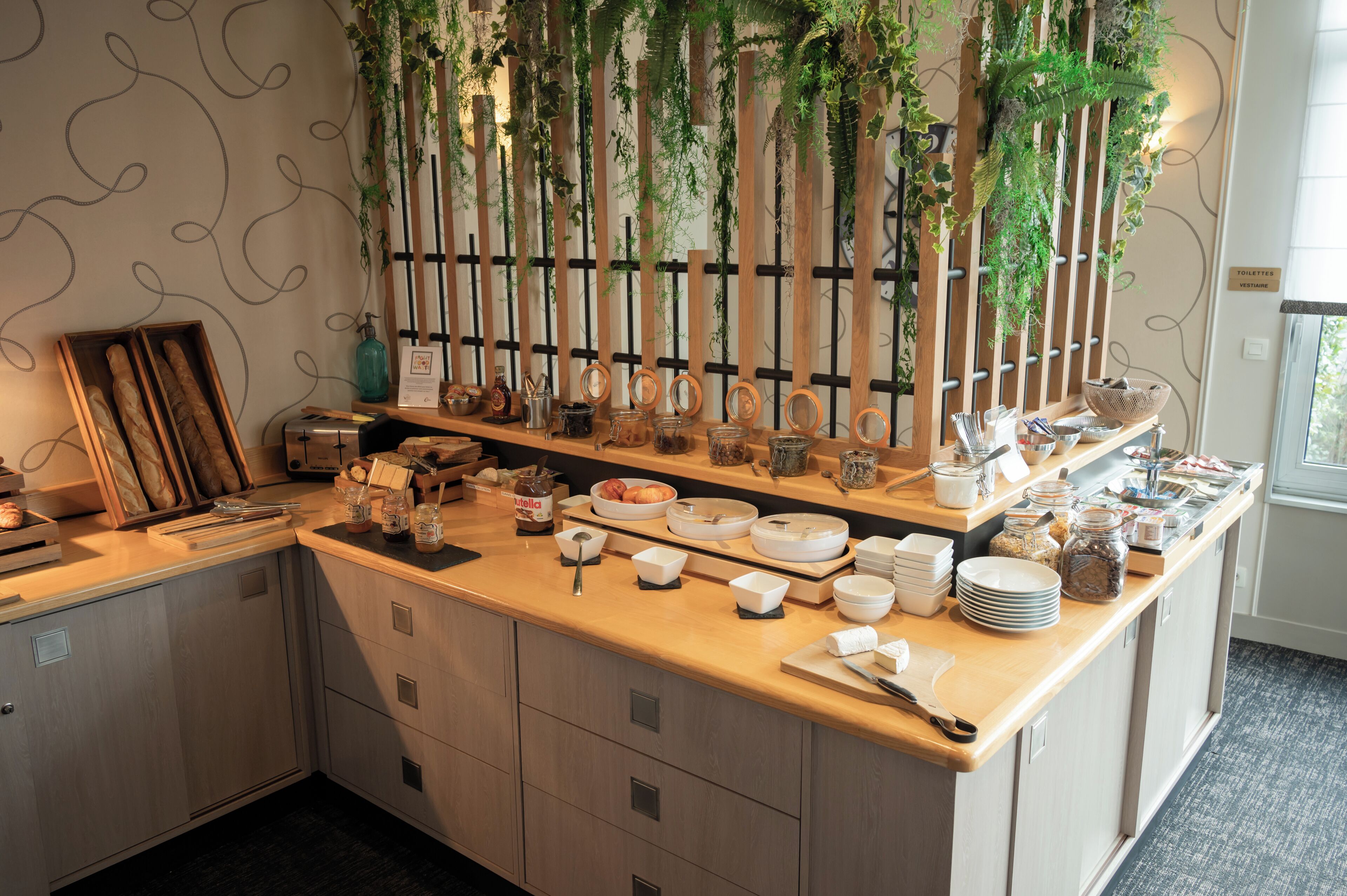 daily buffet breakfast (eur 14 per person)
