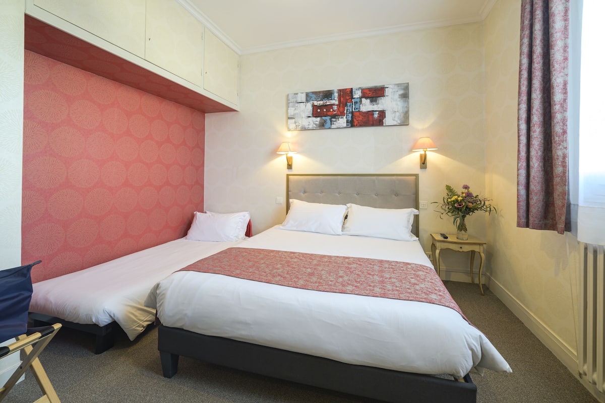 Triple Room | Pillowtop beds, in-room safe, individually decorated