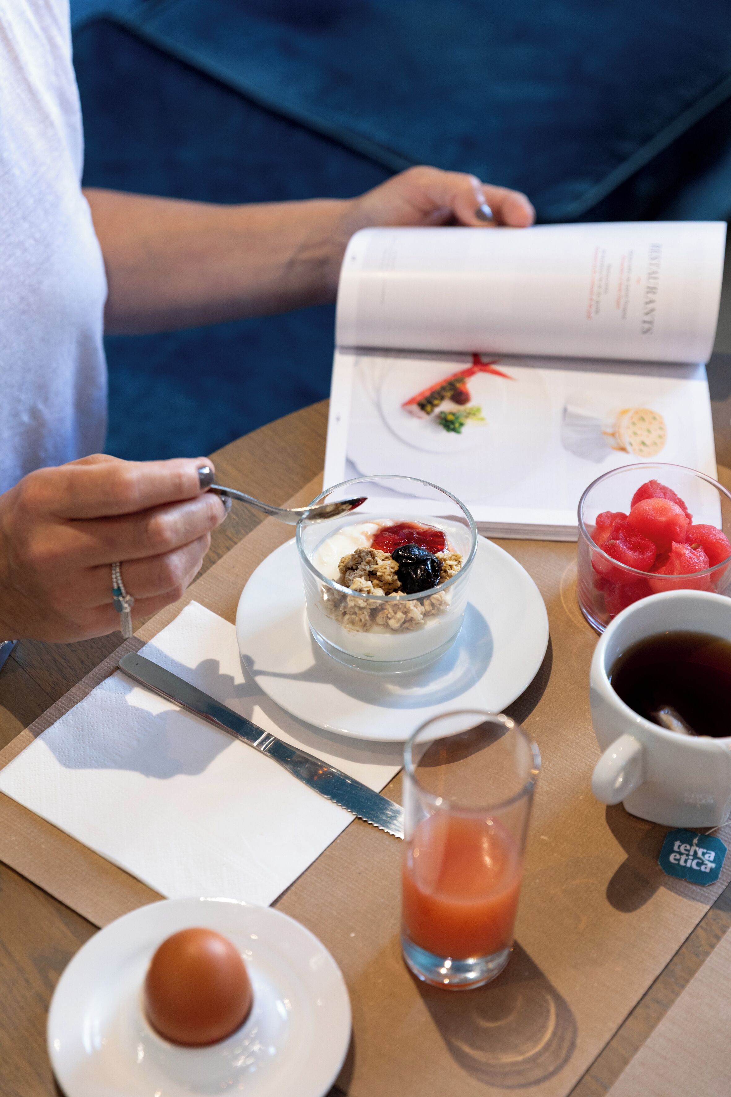 daily buffet breakfast (eur 13.50 per person)