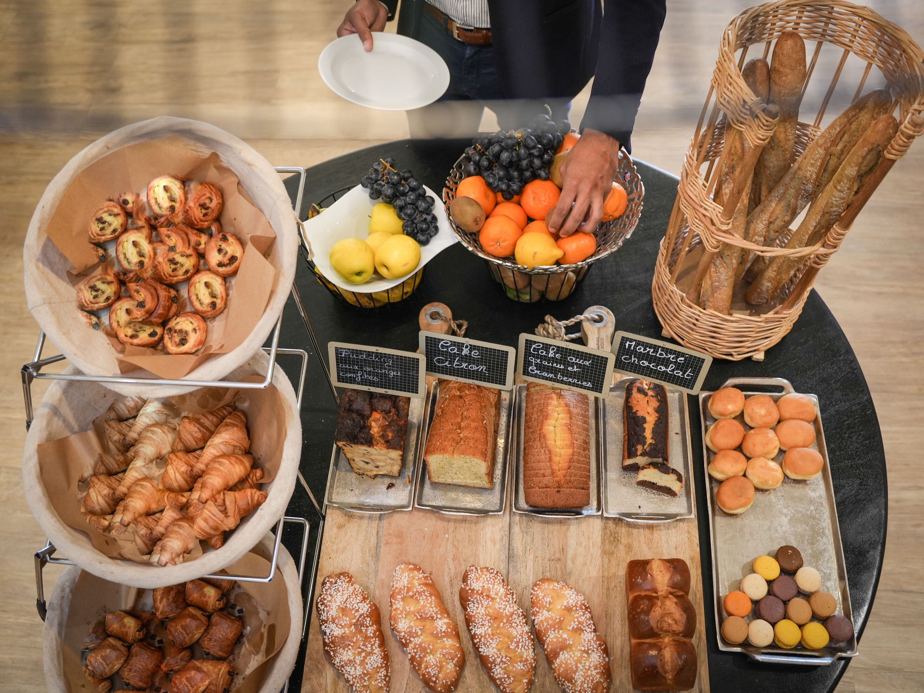 daily buffet breakfast (eur 18.50 per person)