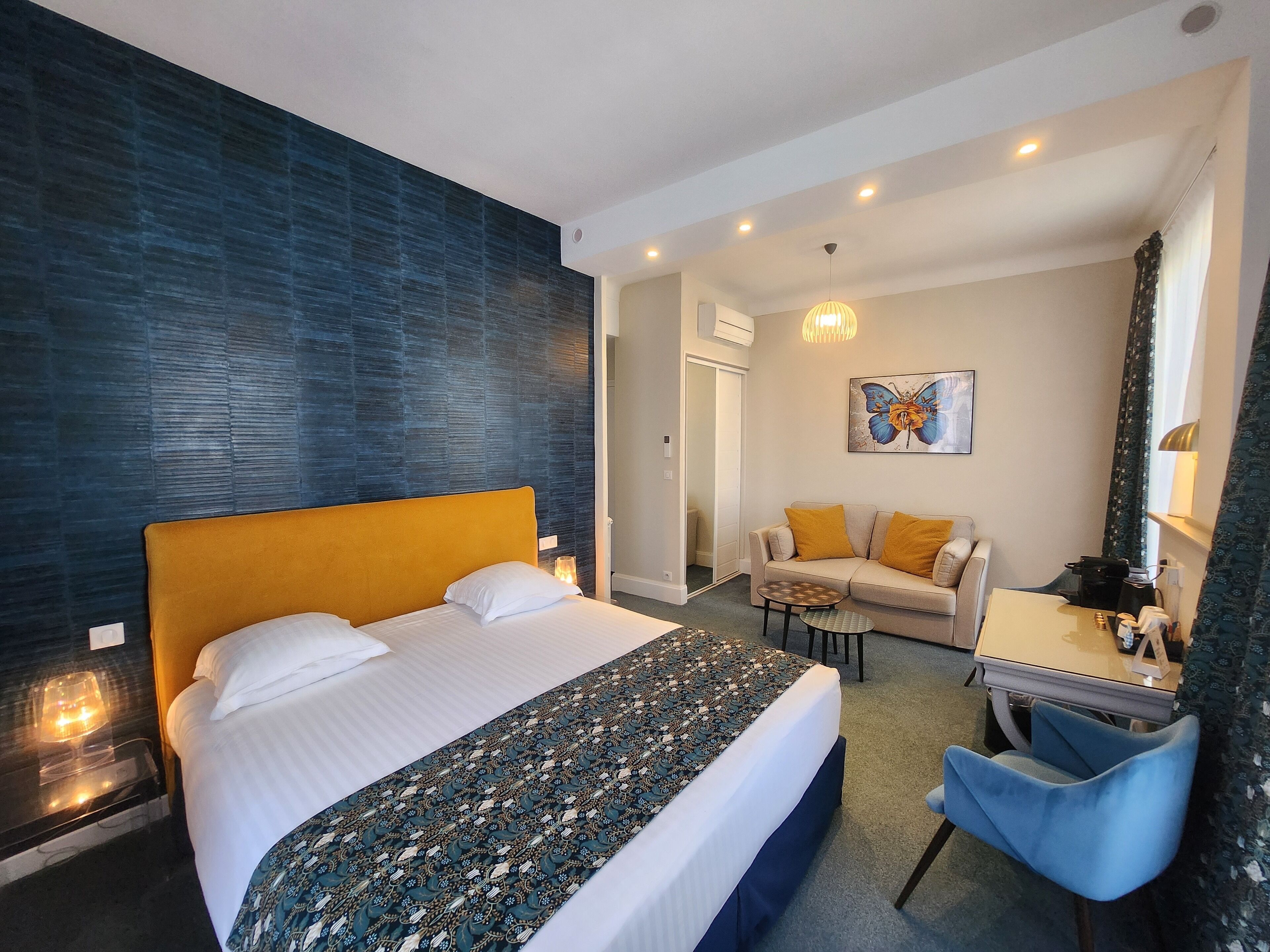 premium room | in-room safe, desk, iron/ironing board, free cots/infant beds