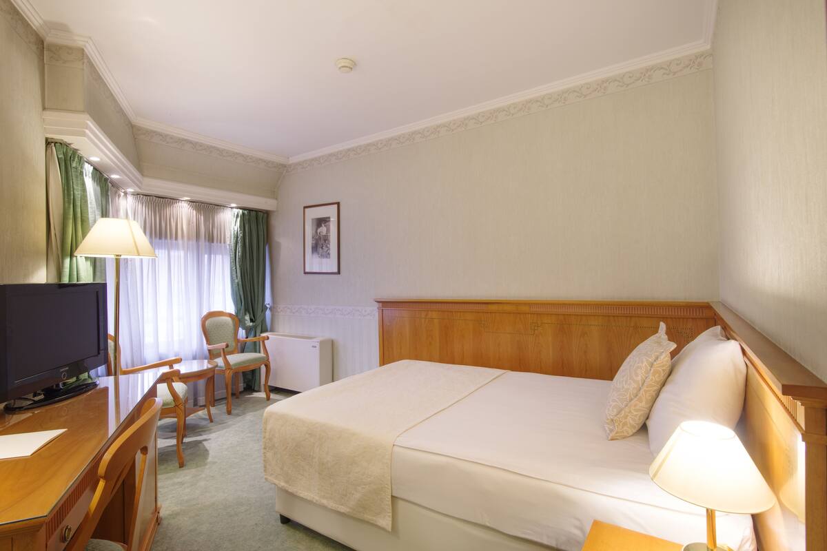Standard Single Room, 1 Queen Bed | Minibar, in-room safe, blackout drapes, soundproofing