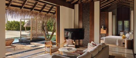 Premium bedding, free minibar items, in-room safe