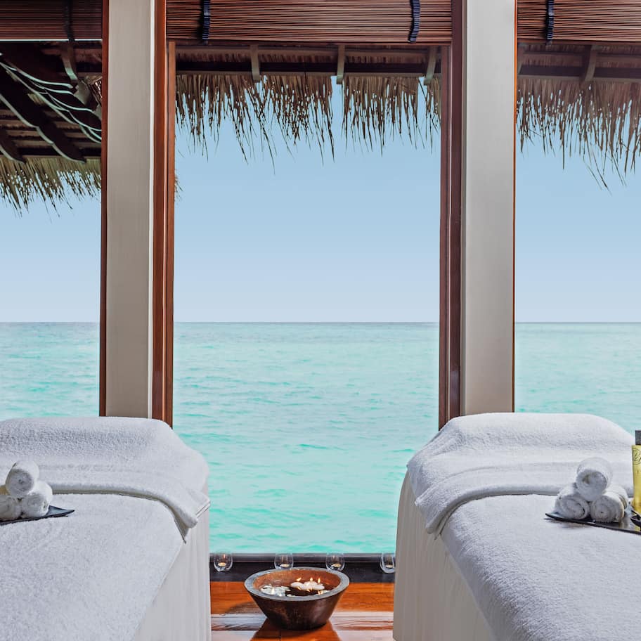 Salas de tratamiento para parejas, sauna y baño de vapor