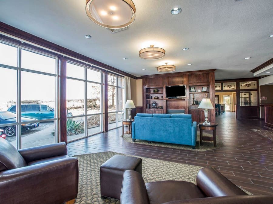 Sitteområde i lobbyen