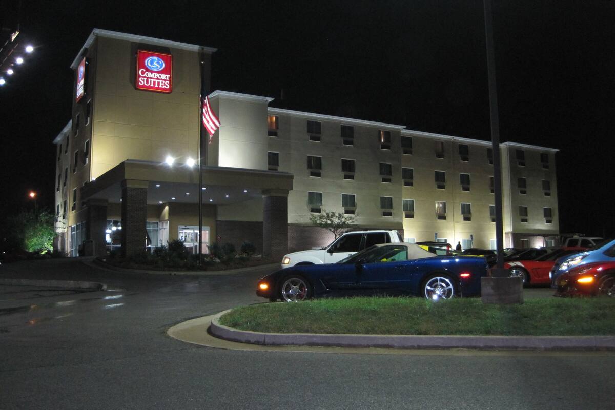 front of property – evening/night