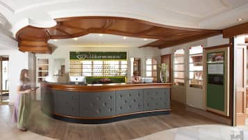 Mostrador para check-in y check-out