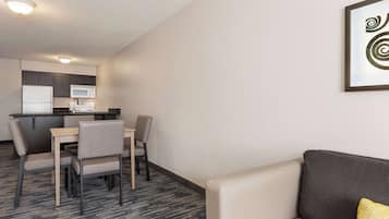 In-room safe, desk, laptop workspace, iron/ironing board